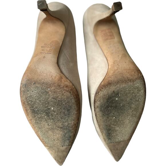 EUC Stuart Weitzman Pointy Toe Leigh Pump Dolce Suede MSRP $395 Size 9 - Picture 12 of 12